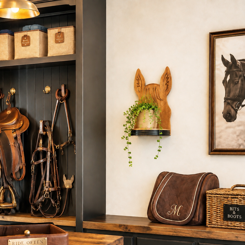 Between The Ears Horse Plant Shelf