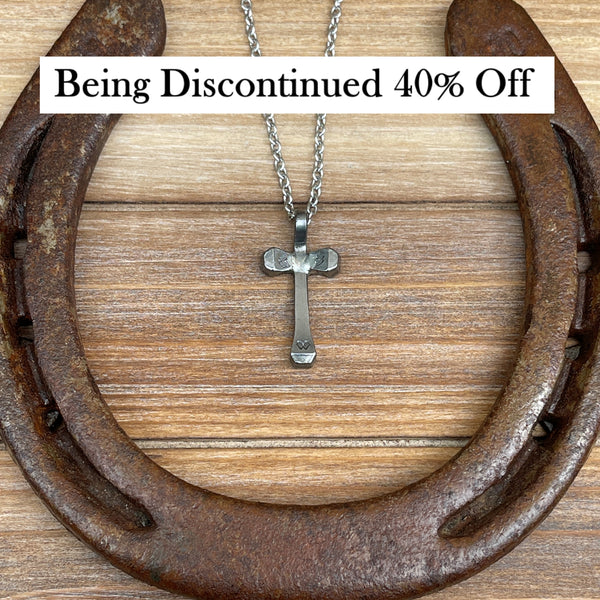 Pony Cross Necklace