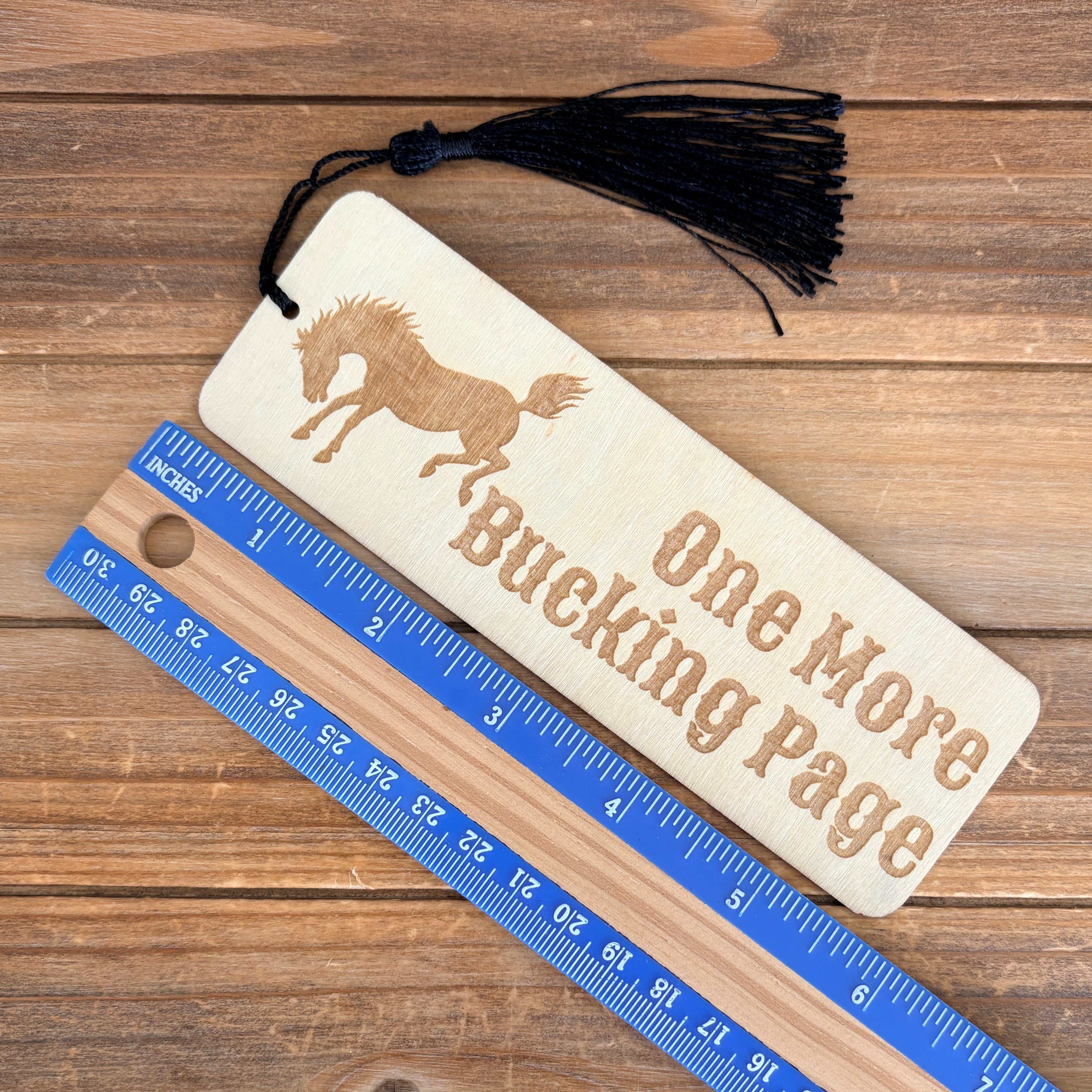 One More Bucking Page Bookmark