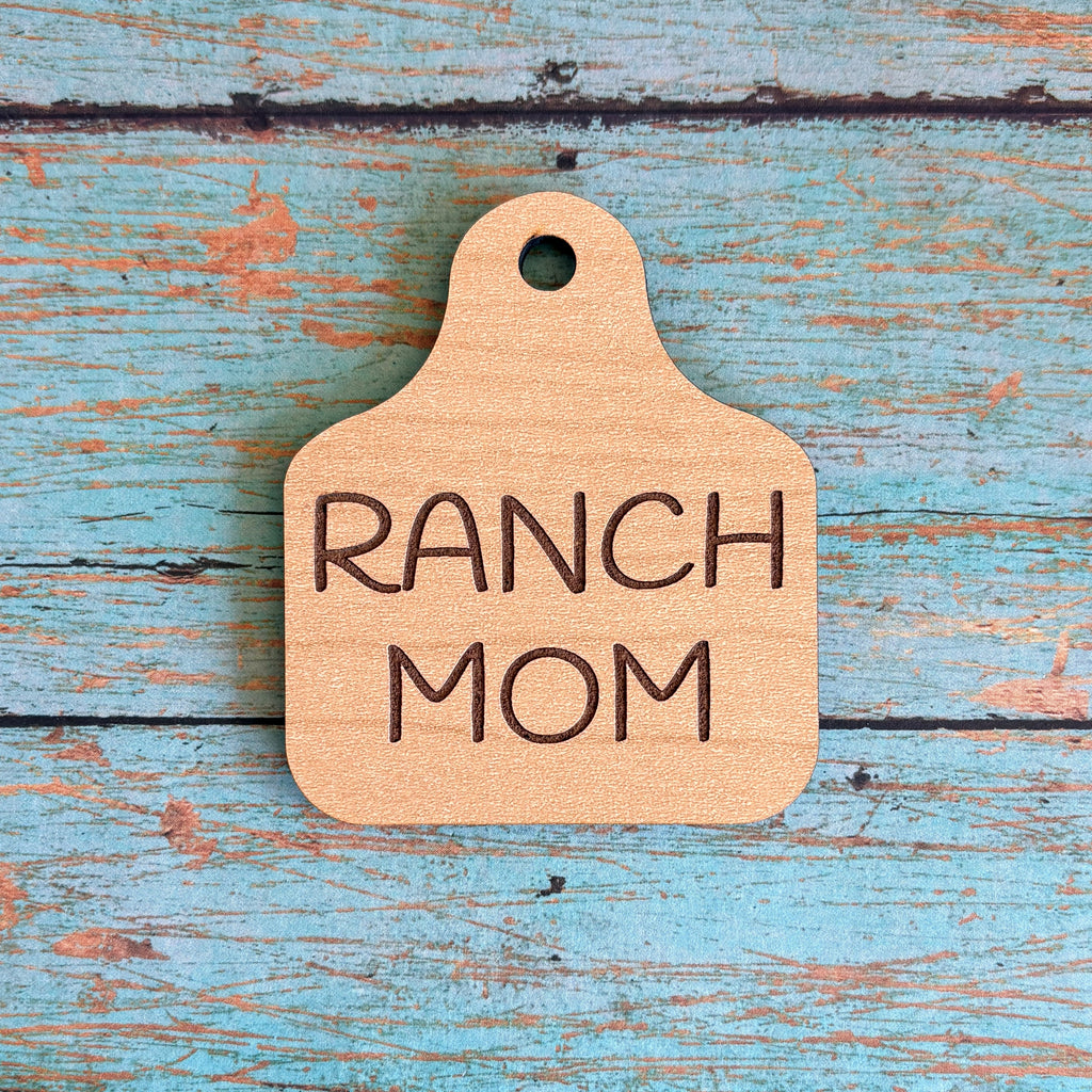 Ranch MOM Ear Tag Magnet