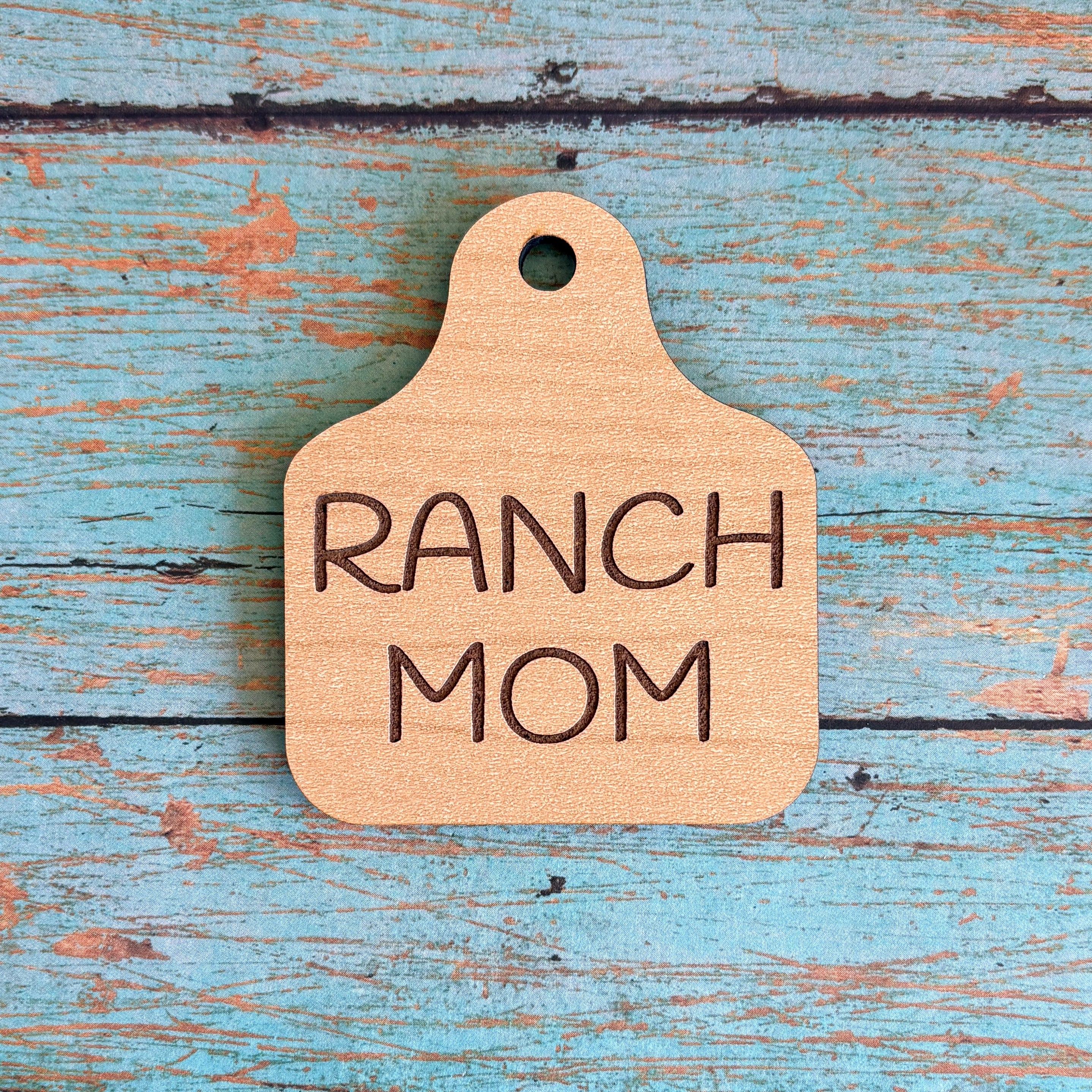 Ranch MOM Ear Tag Magnet