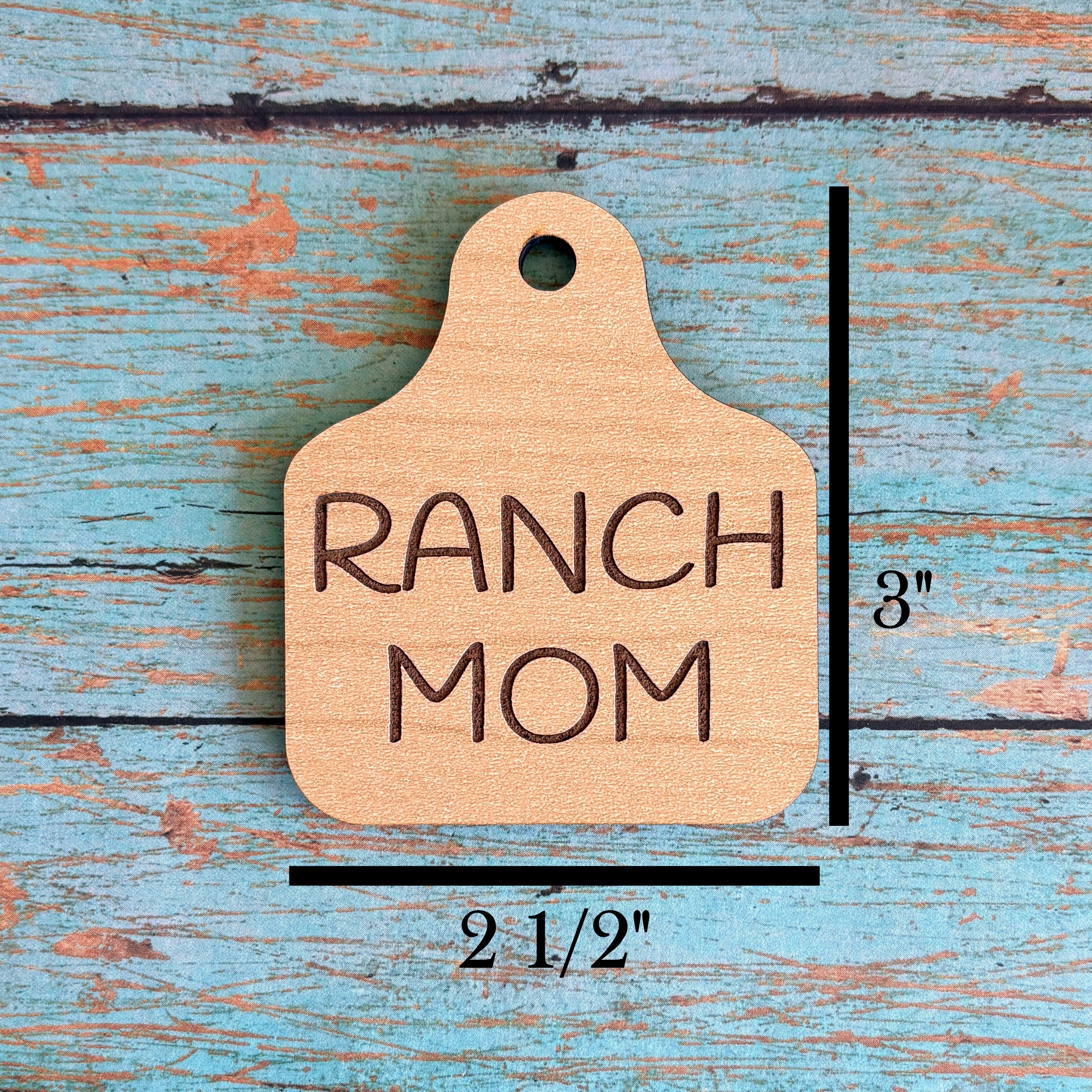 Ranch MOM Ear Tag Magnet