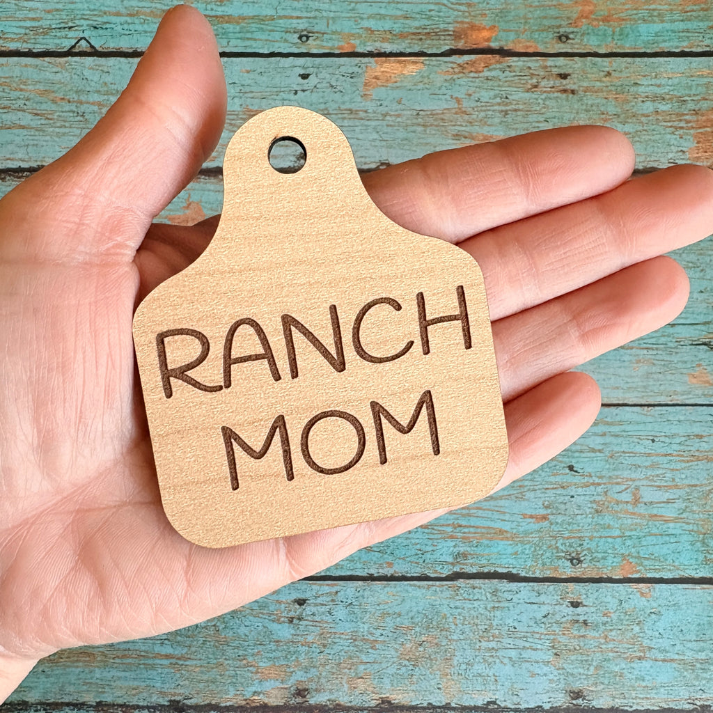 Ranch MOM Ear Tag Magnet