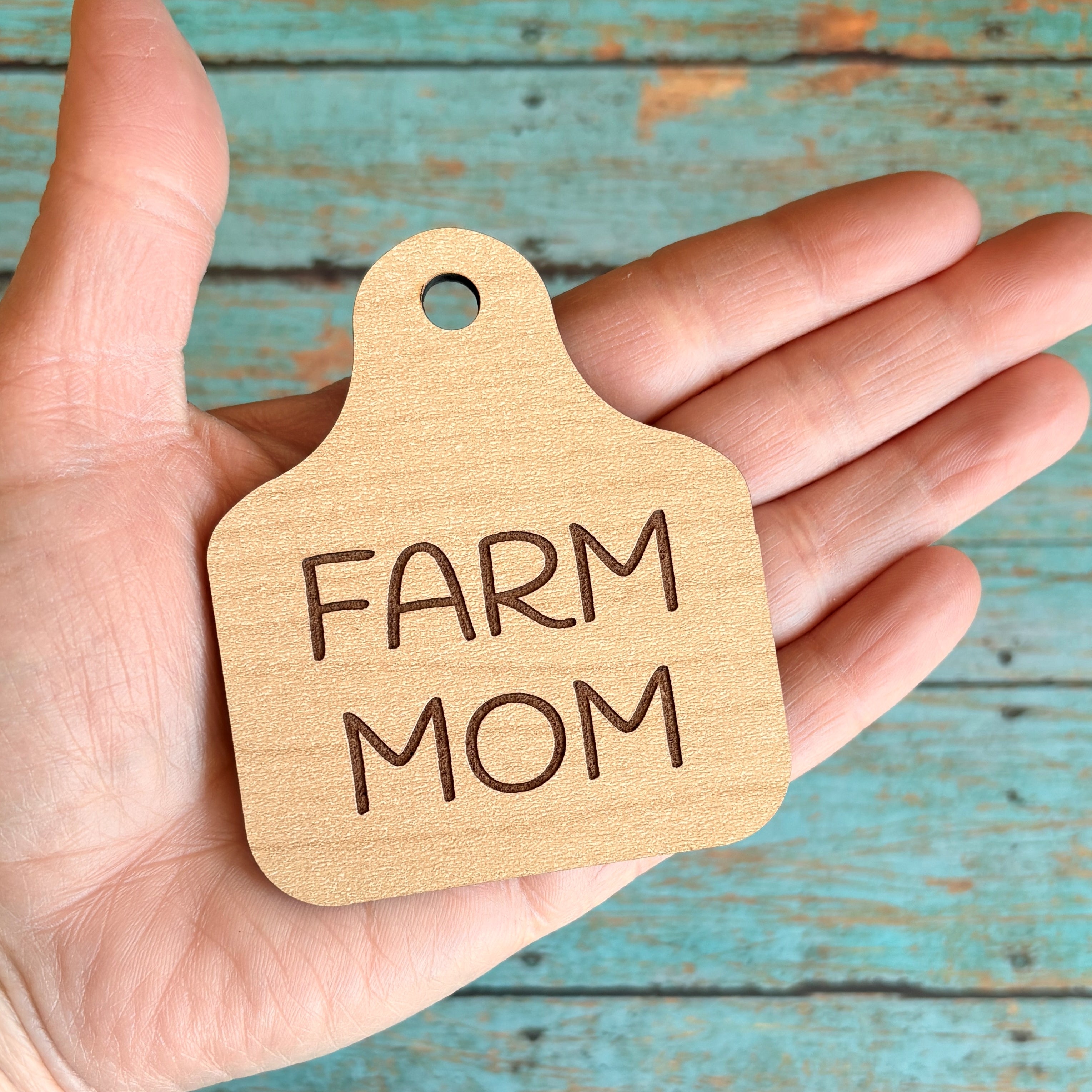 Farm MOM Ear Tag Magnet