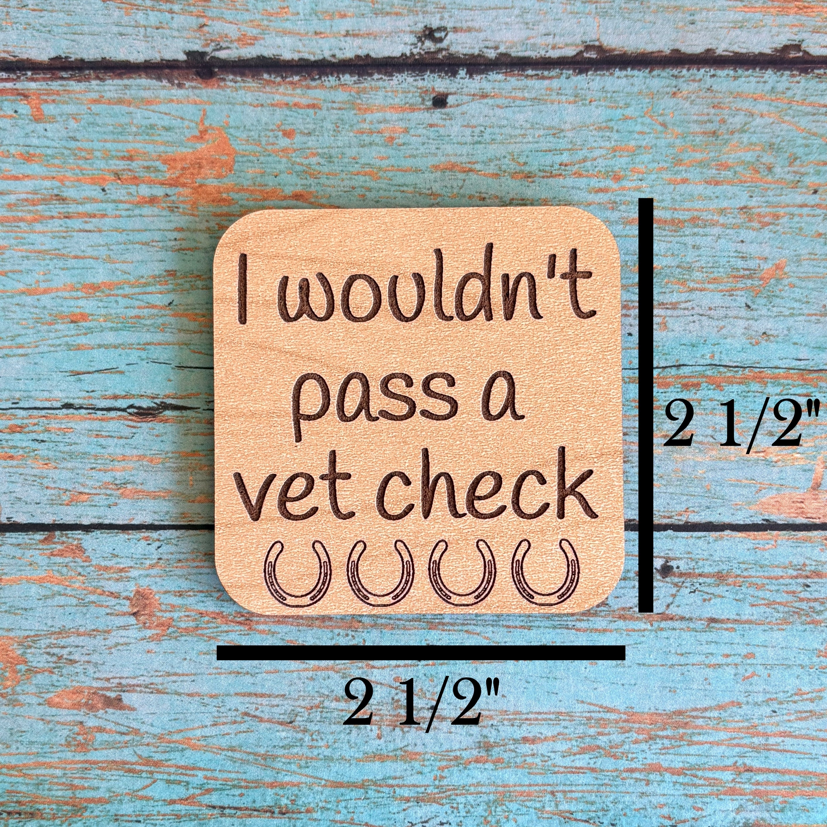 I wouldn't pass a vet check Magnet