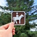 Horse Riding Trail Recreational Magnet