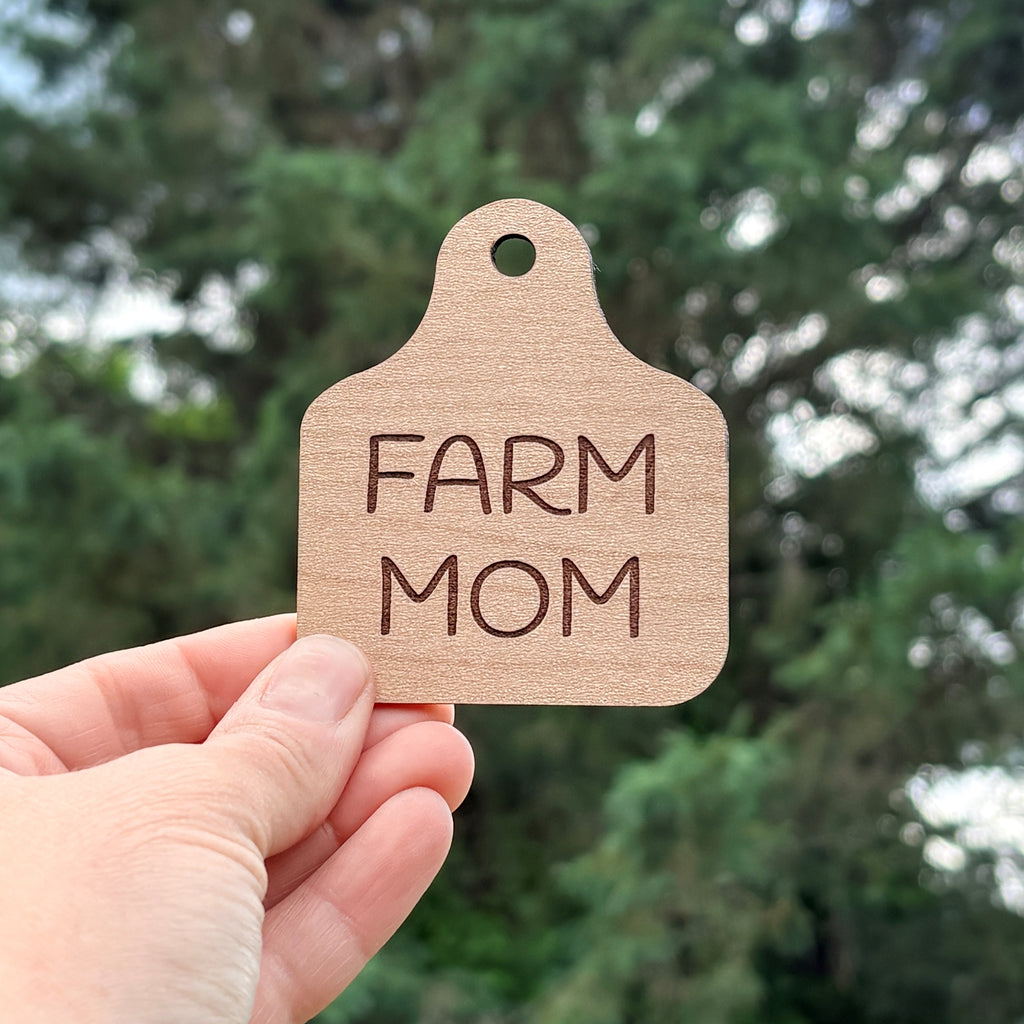 Farm MOM Ear Tag Magnet