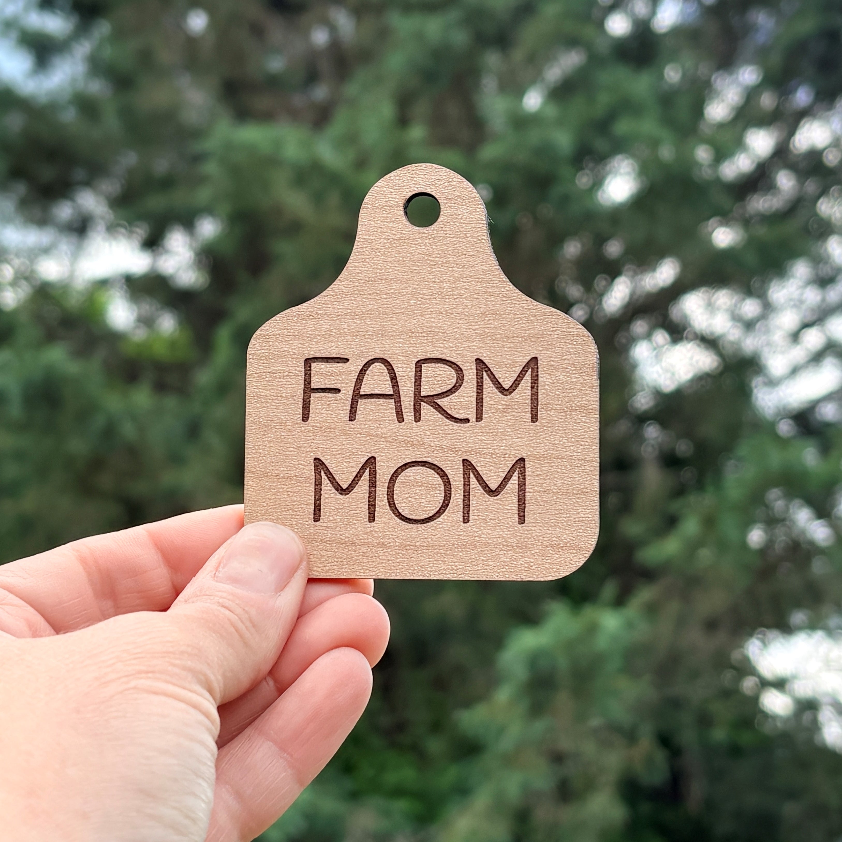 Farm MOM Ear Tag Magnet