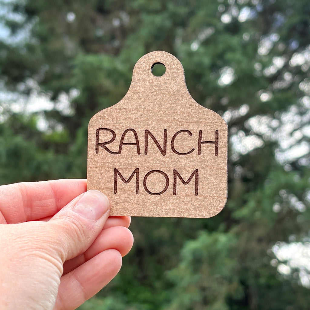 Ranch MOM Ear Tag Magnet