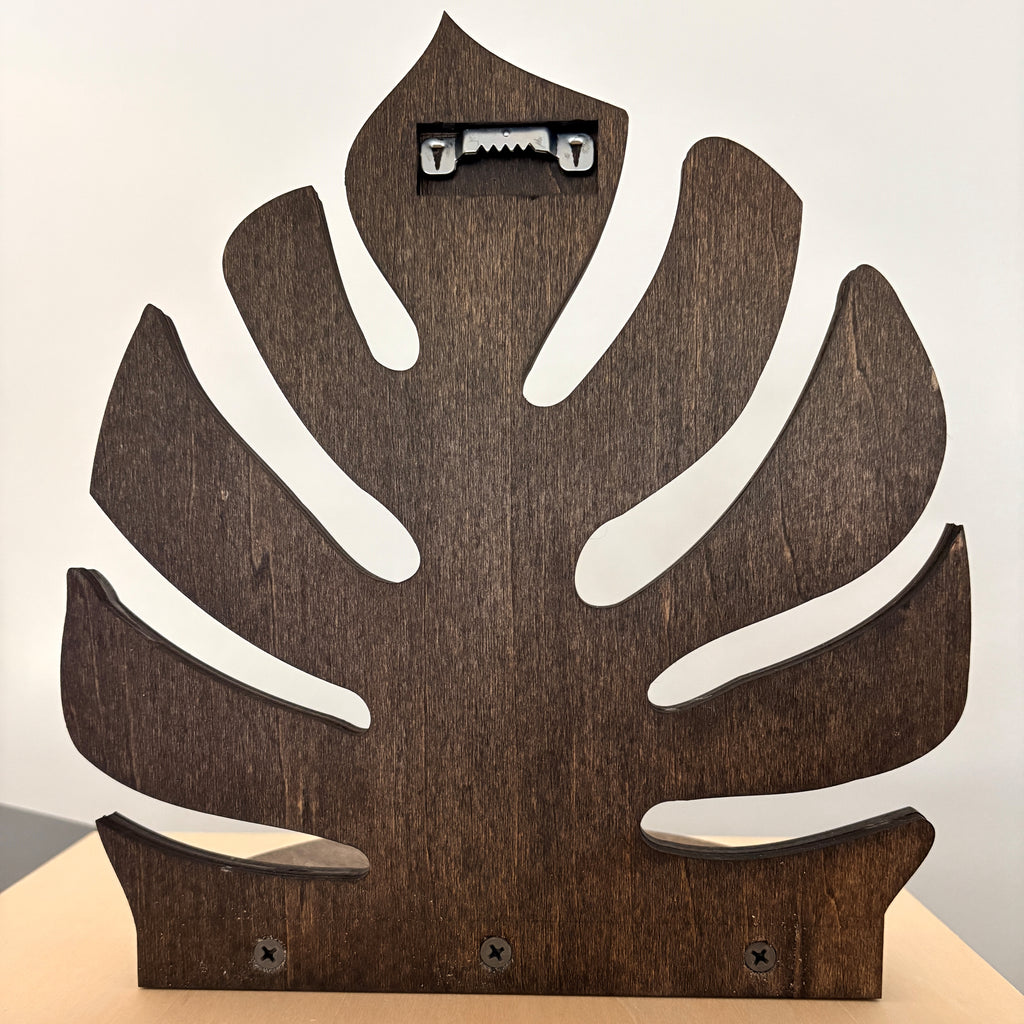 Monstera Leaf Plant Shelf