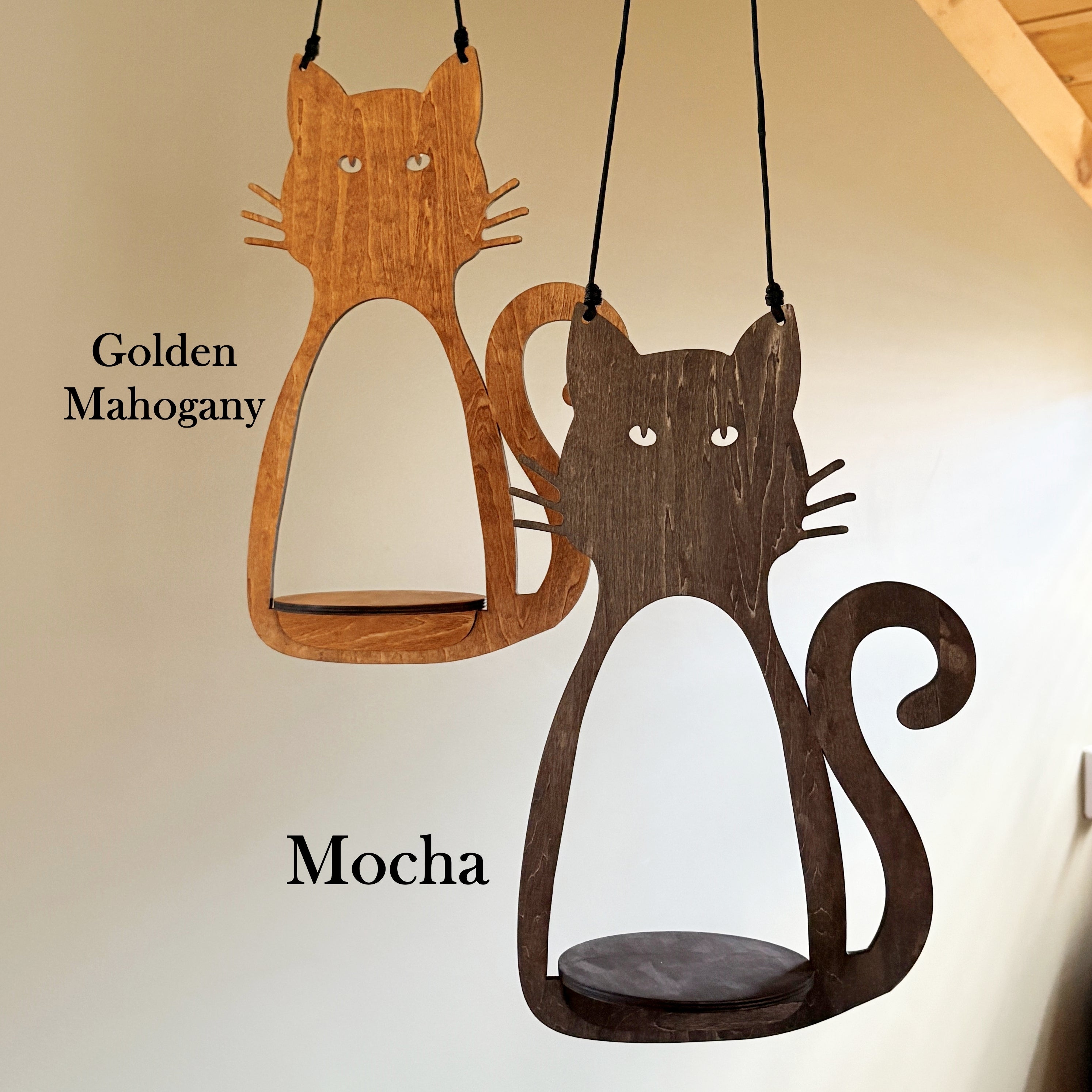 Cat Hanging Plant Holder