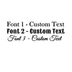 Custom Text Magnet with Horse