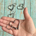 Draft Nail Heart Keychain