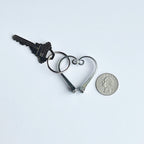 Draft Nail Heart Keychain