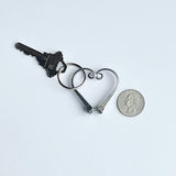 Draft Horse Heart Keychain