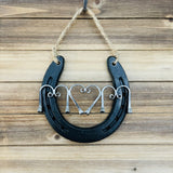 Mom or Dad Horseshoe Wall Hanging