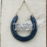 Mom or Dad Horseshoe Wall Hanging