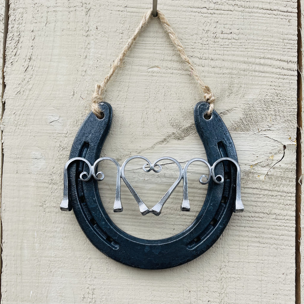 Mom or Dad Horseshoe Wall Hanging