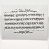 Rainbow Bridge Sympathy Card