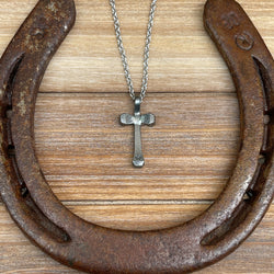 Pony Cross Necklace